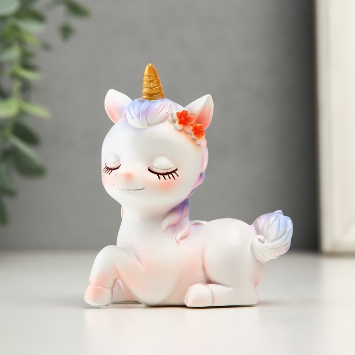 Сувенир полистоун Сувенир полистоун "Милые единороги" набор 2 шт 7х4х8, 7х4х8 см