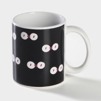 Кружка-хамелеон керамическая Доляна &laquo;Совы&raquo;, 350 мл