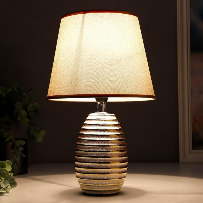 Лампа настольная 16609/1GD E14 40Вт золото 22.5х22.5х33 см RISALUX