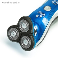 Электробритва Centek CT-2170, 3 Вт, роторная, 3 плавающие головки, черно-голубая Электробритва Centek CT-2170, 3 Вт, роторная, 3 плавающие головки, черно-голубая