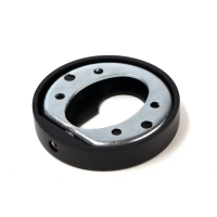 Накладка на цилиндровый механизм LOCKLAND, круглая, цвет черный, комплект Накладка на цилиндровый механизм LOCKLAND, круглая, цвет черный, комплект