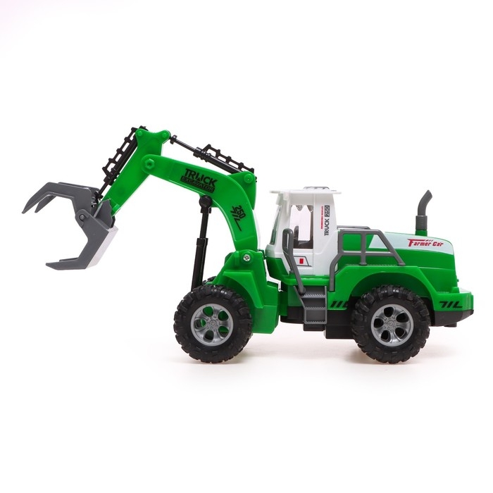Экскаватор инерционный «Стройтехника», световые эффекты, подвижные детали, цвет зелёный Экскаватор инерционный «Стройтехника», световые эффекты, подвижные детали, цвет зелёный