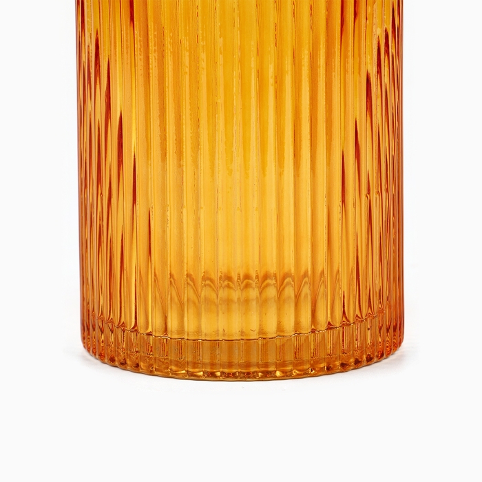 Ваза для цветов &laquo;Голден&raquo; из коричневого стекла 30&times;10&times;10 см