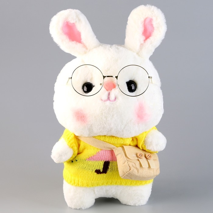 Мягкая игрушка «Зайка», в кофточке с сумочкой, 25 см, цвет МИКС Мягкая игрушка «Зайка», в кофточке с сумочкой, 25 см, цвет МИКС