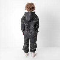 Костюм детский с начёсом (толстовка, брюки) KAFTAN Level up, размер 30 (98-104 см), серый Костюм детский с начёсом (толстовка, брюки) KAFTAN Level up, размер 30 (98-104 см), серый