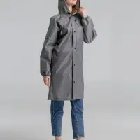 Дождевик со светоотражающими элементами Rainman Blink, серый, размер L