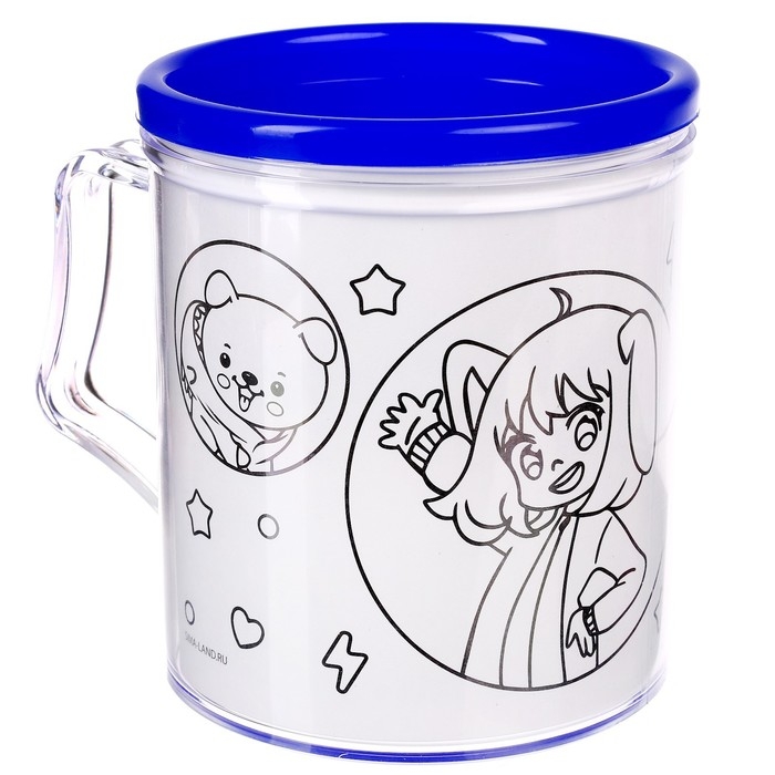 Кружка раскраска с вкладышем &laquo;Приятного чаепития!&raquo;