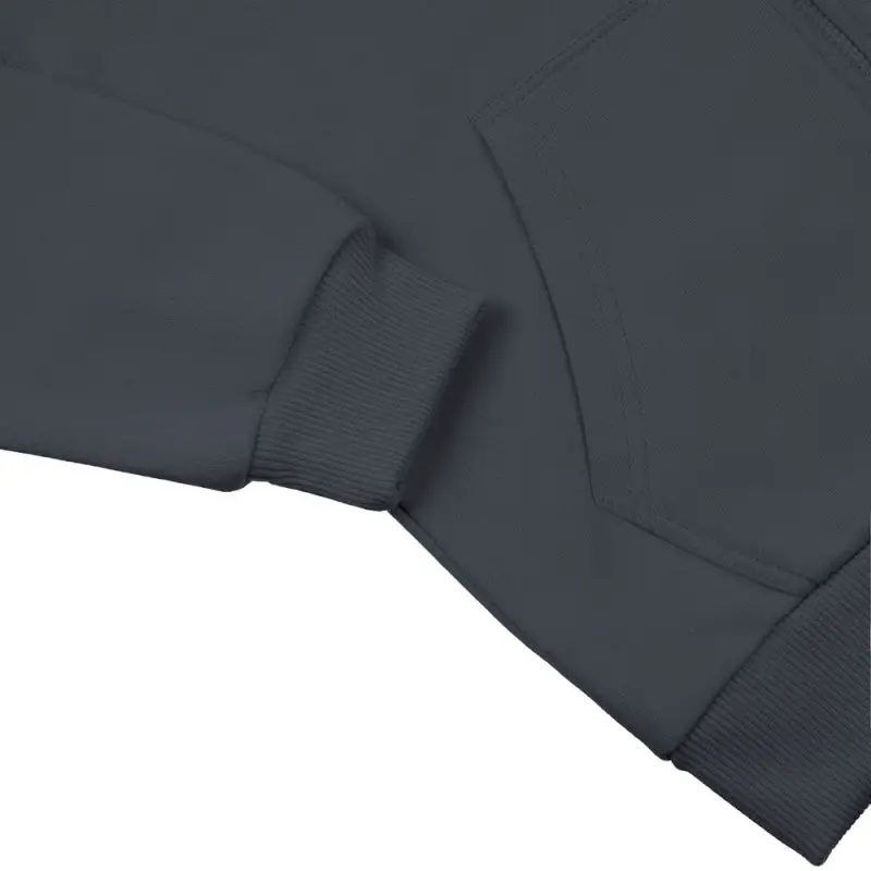 Толстовка на молнии с капюшоном Siverga Heavy 2.0, темно-серая (графит), размер 4XL