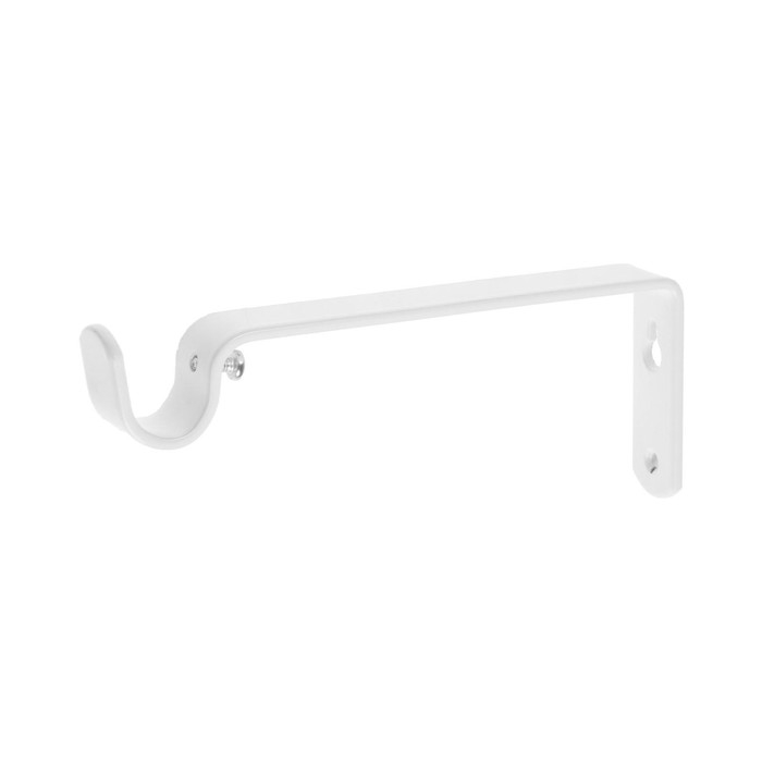 Кронштейн для карниза D20 однорядный 15 см, белый Кронштейн для карниза D20 однорядный 15 см, белый