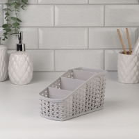 Органайзер для хранения, 4 ячейки, 19 &times; 10,5 &times; 8 см, цвет МИКС