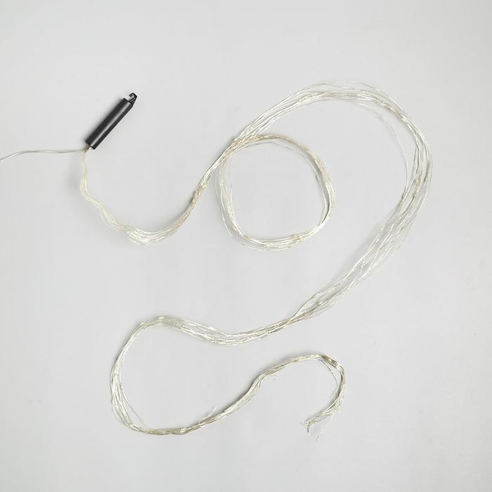 Гирлянда «Конский хвост» 10 нитей по 2 м, IP20, серебристая нить, 200 LED, свечение мульти, 12 В Гирлянда «Конский хвост» 10 нитей по 2 м, IP20, серебристая нить, 200 LED, свечение мульти, 12 В