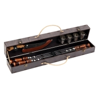 Набор с шампурами подарочный "Орел" в кейсе Набор с шампурами подарочный "Орел" в кейсе