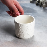 Кружка керамическая «Ласточки» белая, 260 мл, цвет белый Кружка керамическая «Ласточки» белая, 260 мл, цвет белый