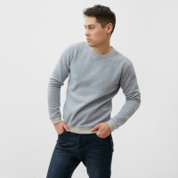 Свитшот мужской НАЧЁС, цвет светло-серый, размер 56 Свитшот мужской НАЧЁС, цвет светло-серый, размер 56