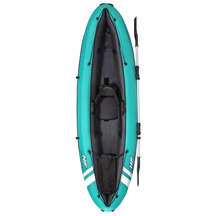 Байдарка Bestway Hydro-Force, 280&times;86 см, комплект: 1 весло, ручной насос, 2 съёмных ребра, 1 сиденье, 1 сумка, ремкомплект, 65118