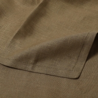 Скатерть Этель Linen collection khaki 145х180см, 100%лён 210 г/м2