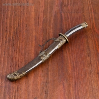 Сув. изделие катаны 2в1 на подставке, ножны дерево, шоко 18/23,5см Сув. изделие катаны 2в1 на подставке, ножны дерево, шоко 18/23,5см