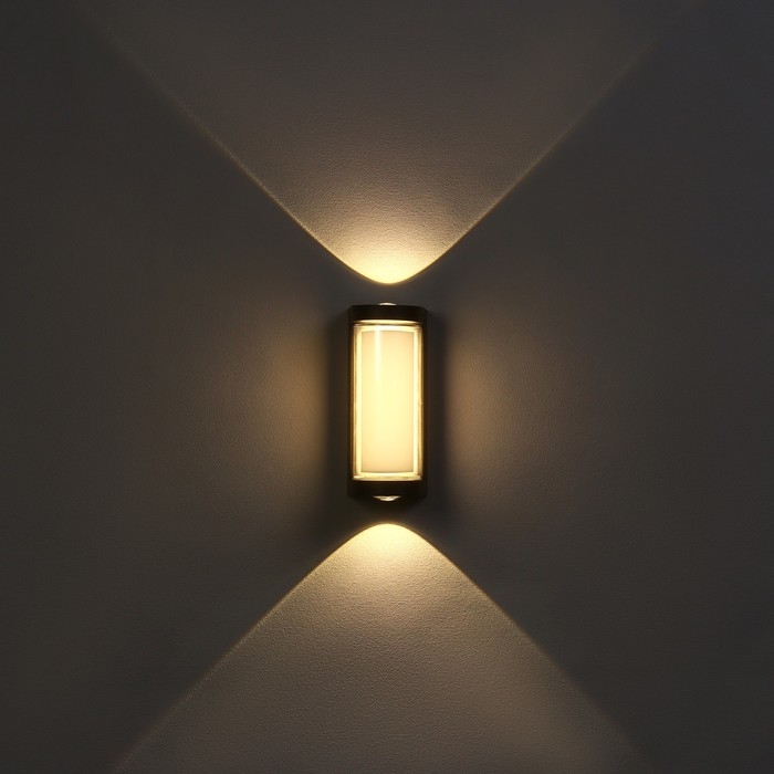 Светильник фасадный «Лампа», FSD-061, 8 Вт, 3000К, IP65, 220 В, пластик, черный Светильник фасадный «Лампа», FSD-061, 8 Вт, 3000К, IP65, 220 В, пластик, черный