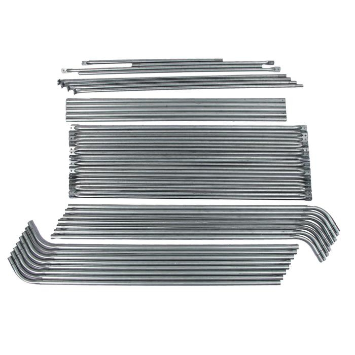 Теплица, 4,9 &times; 2,45 &times; 2,1 м, оцинкованный металл, профиль d = 25 мм, чехол из спанбонда 90 г/м&sup2;