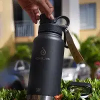 Термобутылка Fujisan XL 2.0, черная Термобутылка Fujisan XL 2.0, черная