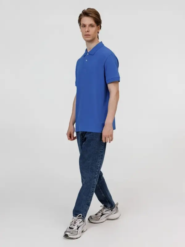 Рубашка поло унисекс Pacific, ярко-синяя (royal), размер 4XL