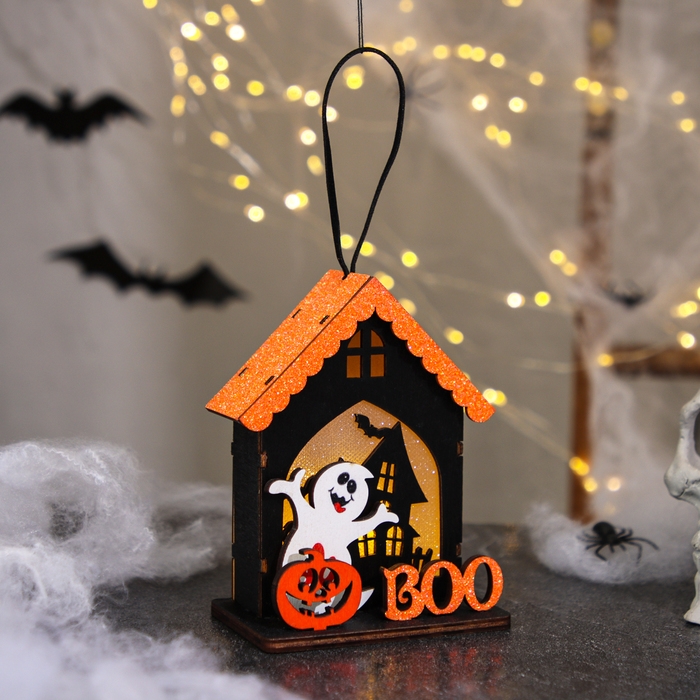 Декор с подсветокй &laquo;Дом ужасов&raquo;, 6 &times; 9 &times; 12,5 см