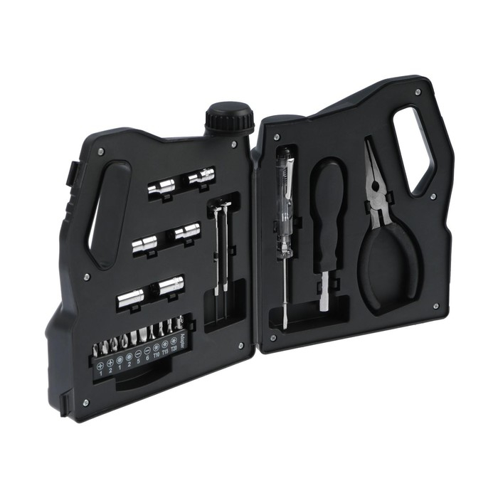 Набор инструментов ТУНДРА, подарочный пластиковый кейс Набор инструментов ТУНДРА, подарочный пластиковый кейс "Канистра", 21 предмет