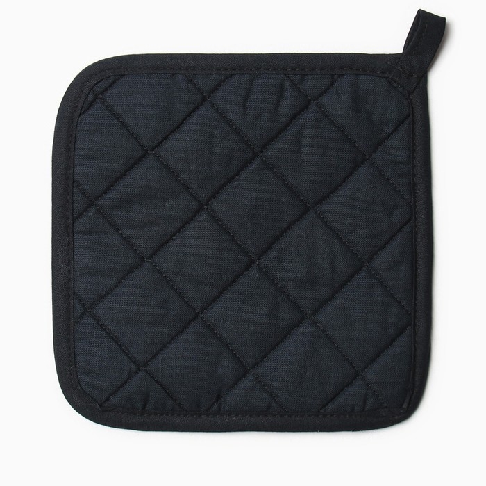 Новый год. Набор кухонный Доляна "Звёздный час": варежка 20х28 см, прихватка 17х17 см, 35% хл, 65% пэ