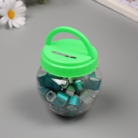 Клейкая лента пластик в банке "Глори. Серебро, голубой" н-р 40 шт 1,2 см, дл.0,9м 7х7х9 см Клейкая лента пластик в банке "Глори. Серебро, голубой" н-р 40 шт 1,2 см, дл.0,9м 7х7х9 см