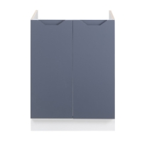 Шкаф напольный 600 под мойку Хельга, 600х500х824, Белый/Маренго софт МДФ Шкаф напольный 600 под мойку Хельга, 600х500х824, Белый/Маренго софт МДФ