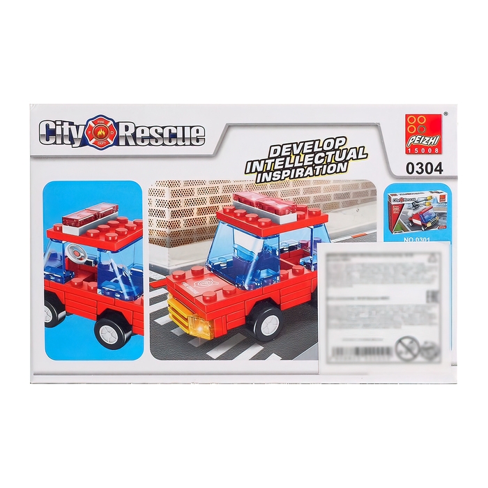 Конструктор &laquo;Пожарная охрана&raquo;, 48-59 деталей, МИКС