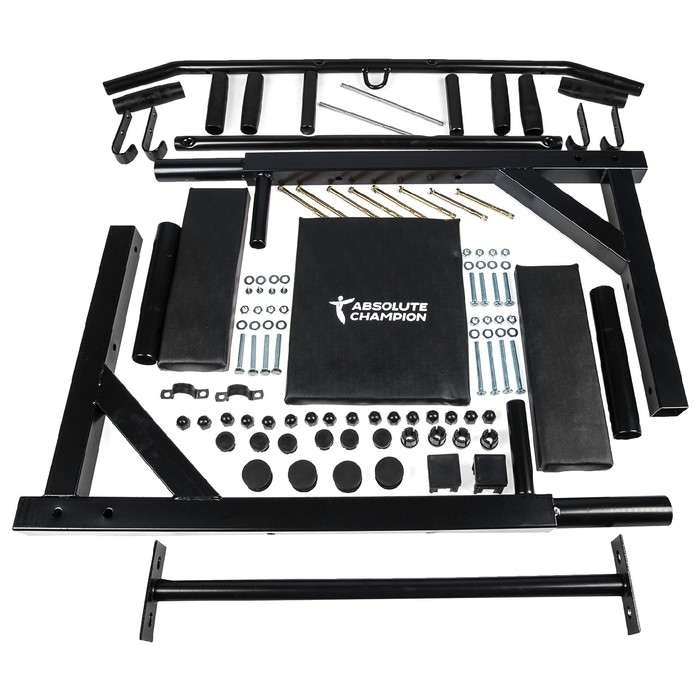 Турник-брусья &laquo;Профи&raquo; люкс, с переворотом, цвет чёрный