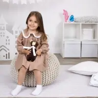 Мягкая игрушка Beastie Toys, мишка с белым шарфом Мягкая игрушка Beastie Toys, мишка с белым шарфом