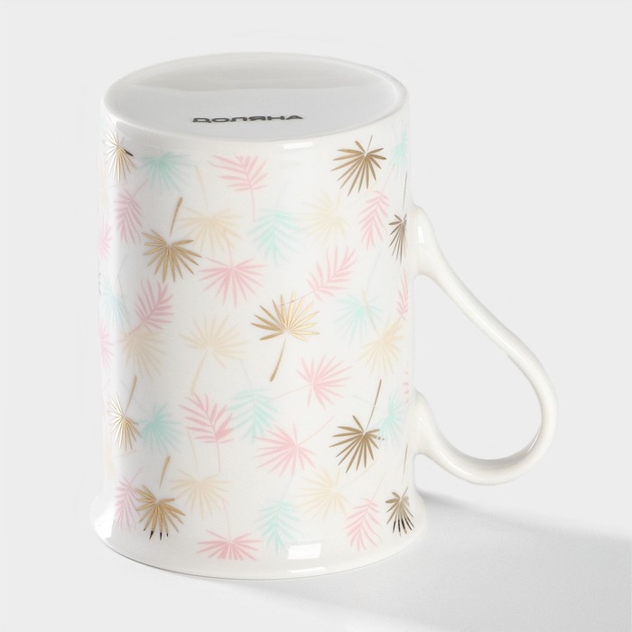 Кружка фарфоровая Доляна «Одуванчики», 300 мл Кружка фарфоровая Доляна «Одуванчики», 300 мл