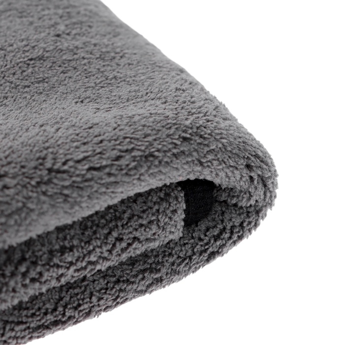 Тряпка для мытья авто, CARTAGE, микрофибра, 800 г/м&sup2;, 20&times;30 cм, розово-серая