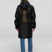 Дождевик &laquo;Ветровеанский человек&raquo;, черный, размер S