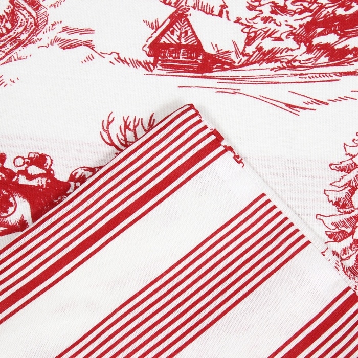 Постельное бельё "Этель" Евро Русская деревенька 200х217 см, 220х240 см, 70х70 см - 2 шт, бязь