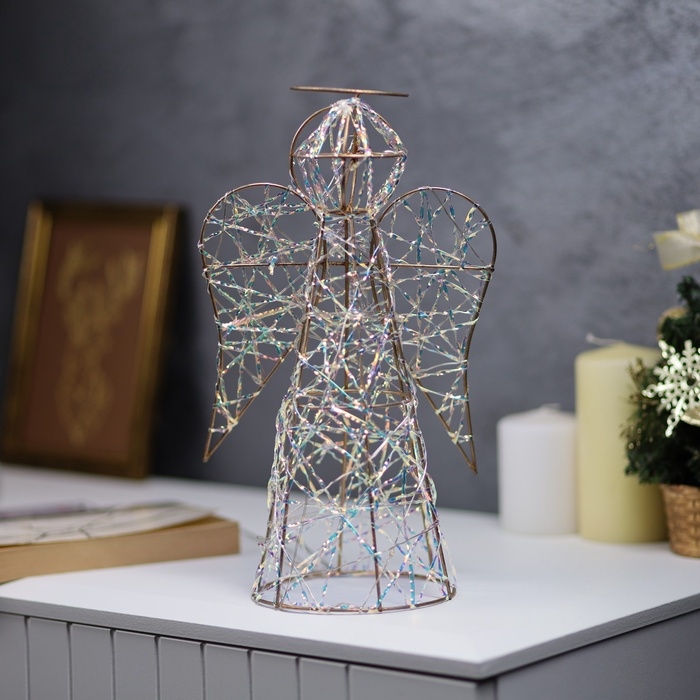 Светодиодная фигура «Ангел» 29х17х16 см, 20 LED, батарейки ААx2 (не в комплекте), свечение теплое белое Светодиодная фигура «Ангел» 29х17х16 см, 20 LED, батарейки ААx2 (не в комплекте), свечение теплое белое