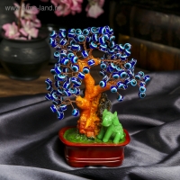 Сувенир "Денежное дерево со слоном" 132 глазика 20х9,5х7,2 см Сувенир "Денежное дерево со слоном" 132 глазика 20х9,5х7,2 см