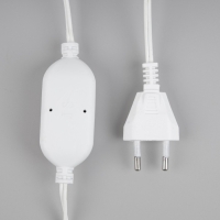 Гирлянда &laquo;Нить&raquo; 10 м роса, IP44, медная нить, 100 LED, свечение синее, мерцание, 220 В