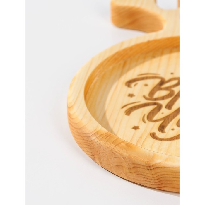 Доска авторская Adelica «Время чудес», 19×25×2,2 см, цельный массив кедра Доска авторская Adelica «Время чудес», 19×25×2,2 см, цельный массив кедра