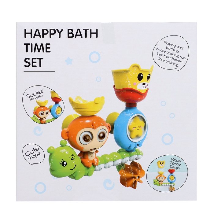 Игрушка-мельница для ванны «Весёлые зверята» Игрушка-мельница для ванны «Весёлые зверята»