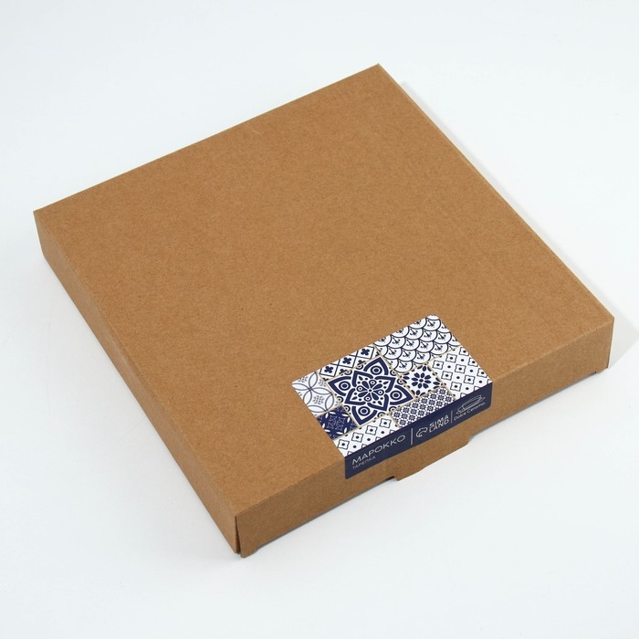 Тарелка керамическая «Марокко», 22.5 см, цвет синий Тарелка керамическая «Марокко», 22.5 см, цвет синий