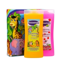 Подарочный набор косметики детский Биокрим: шампунь-пенка, 250 мл + шампунь-пенка, 250 мл Подарочный набор косметики детский Биокрим: шампунь-пенка, 250 мл + шампунь-пенка, 250 мл