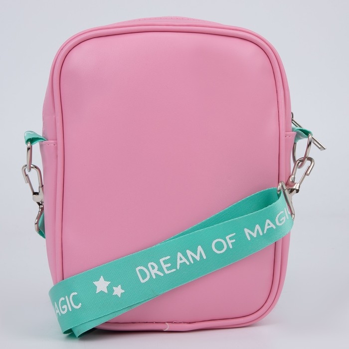 Сумка на ремешке детская для девочки &laquo;Голубой зайчик&raquo;, 15&times;5&times;21