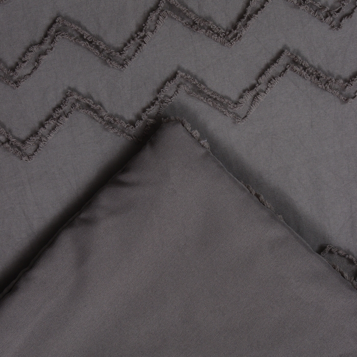 Покрывало LoveLife Tufting: Орнамент цв.серый,  200*230&plusmn;5см, микрофайбер, 100% п/э
