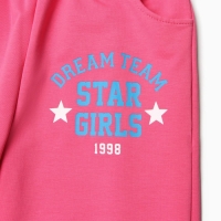 Брюки для девочек, цвет малиновый, рост 128 см Брюки для девочек, цвет малиновый, рост 128 см