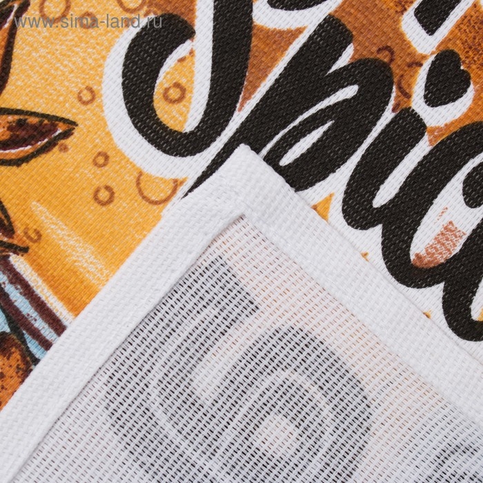 Полотенце кухонное Доляна &laquo;Латте&raquo; 35х60 см, 100% хлопок, 160г/м2