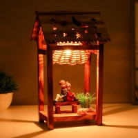 Настольная лампа "Влюбленная пара" Е12 10х14х28 см