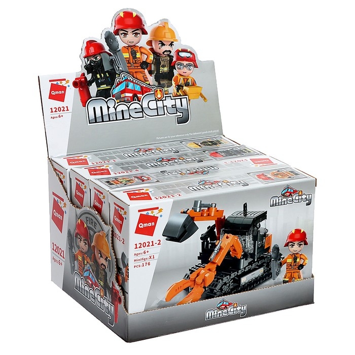 Конструктор &laquo;Огнеборцы. Пожарная машина&raquo;, 4 вида, цвет МИКС